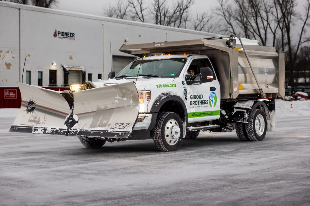 Giroux Brothers Landscaping Hardscaping and Seasonal Services Truck