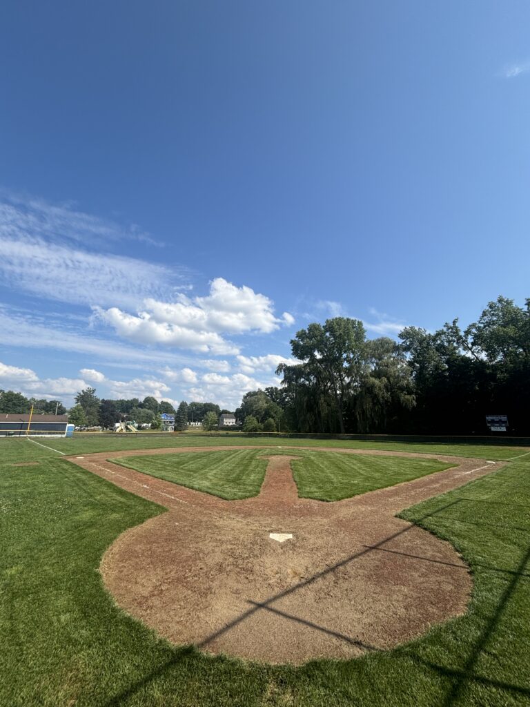 Baseball field landscaping by the Giroux Brothers in MA